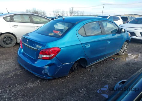 2019 Mitsubishi Mirage G4 Se from USA, damaged, VIN ML32F4FJ4KHF17195